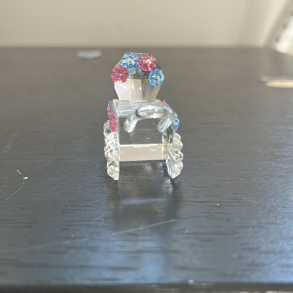 Vintage Iris Arc Crystal Carriage Blue and Pink - Picture 3 of 7